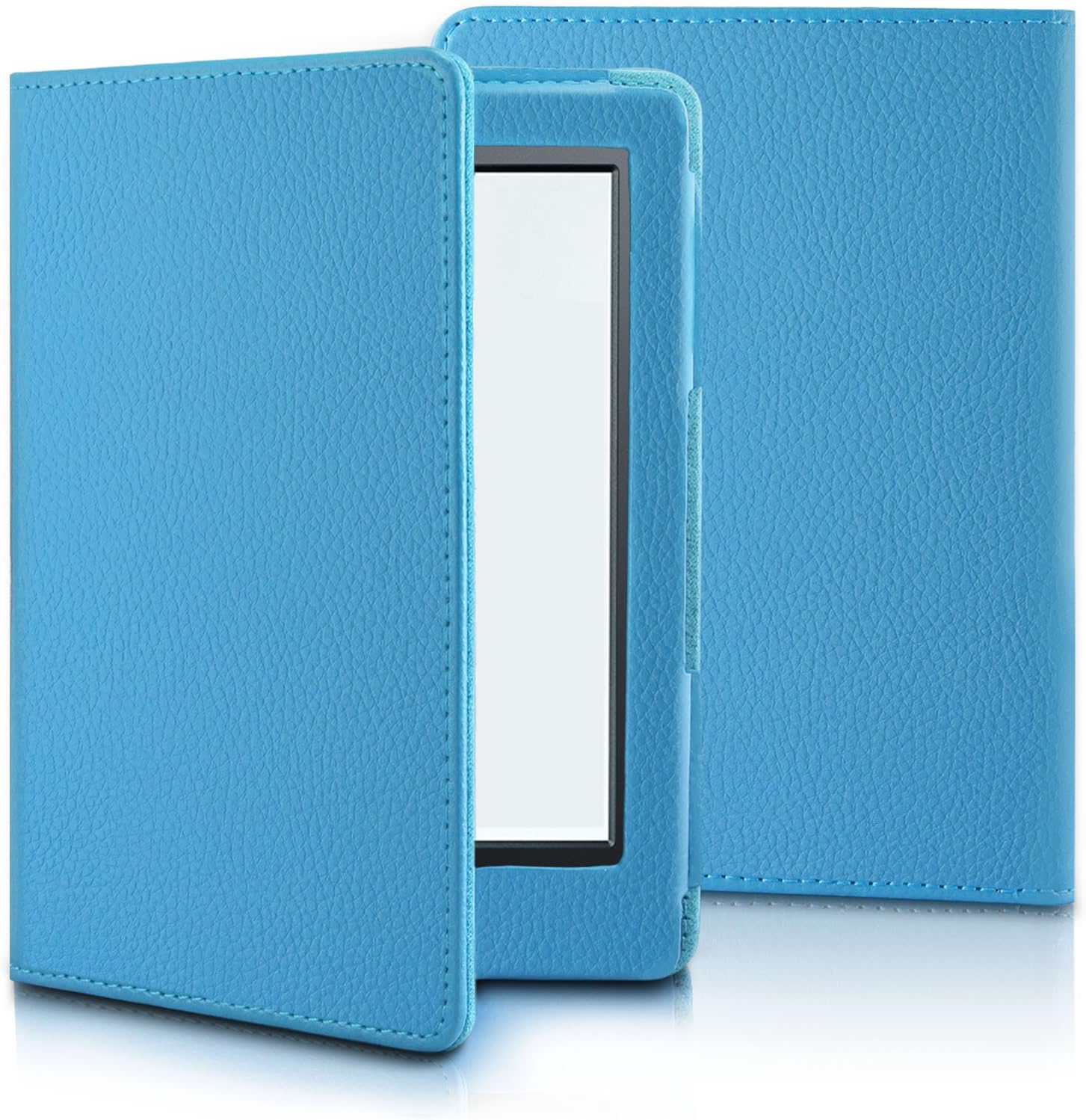 Infiland Case for Kindle 8th Generation - Folio Premium PU Leather Smart Cover For Amazon All-New Kindle E-reader 6" Display 2016 Release 8th Generation Only (With Auto Wake/Sleep), Blue