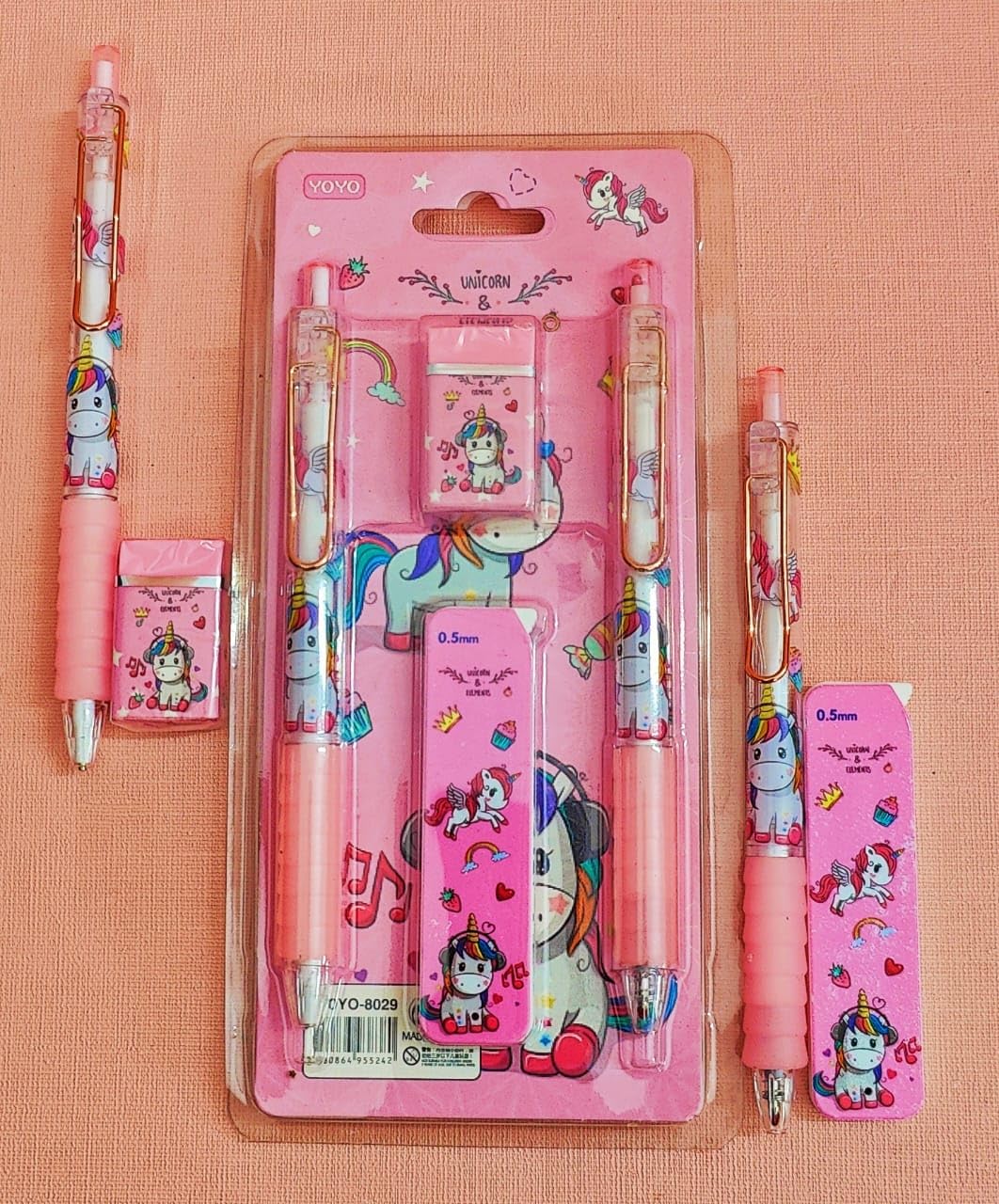AMANVANI Pen Pencil For Girls (2 pcs) Unicorn Theme Stationery Items Pen Pencil Eraser For Girls Return Gifts For Kids Pencil With Lead For Kids School Stationery Set (B0CRKSHC3X) Amazon Price History, Amazon Price Tracker
