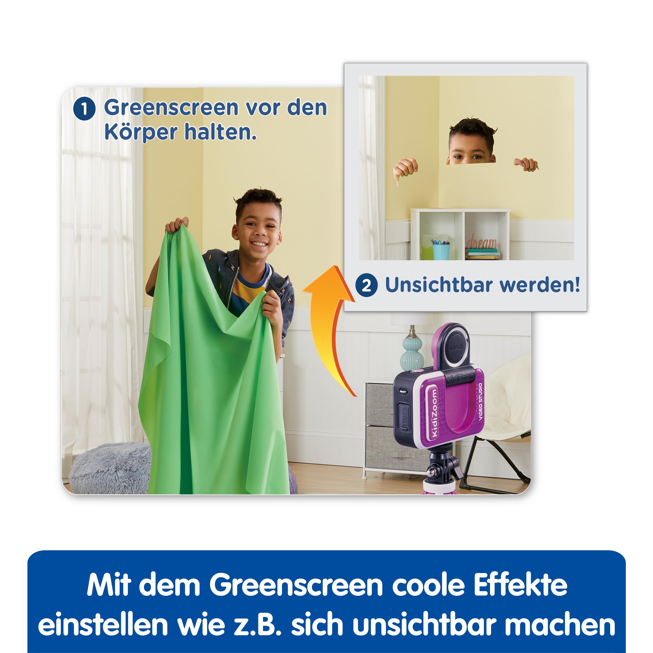 VTech KidiZoom Video Studio HD - Digitalkamera mit Greenscreen
