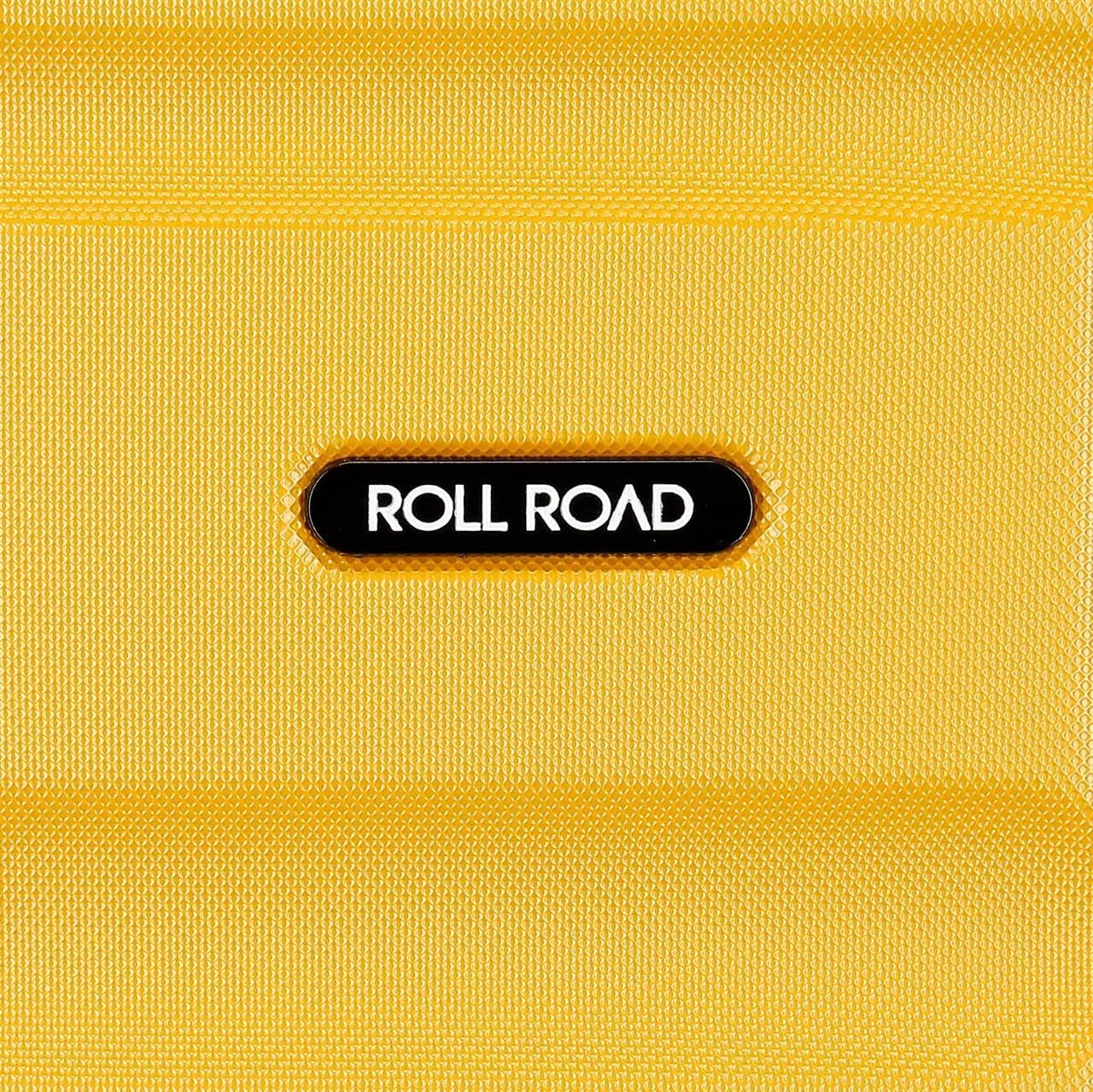 Roll Road Flex Walizka kabiny Beżowy 35x55x20 cms Bagaż Ręczny Air Europa Sztywne ABS Zamknięcie kombinowane boczne 33L 2,78 kg 4 Podwójne Koła, Beis, Talla única, Walizka kabinowa