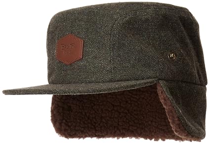 BRIXTON Men's Trig 2 Panel Ear Flap Cap 