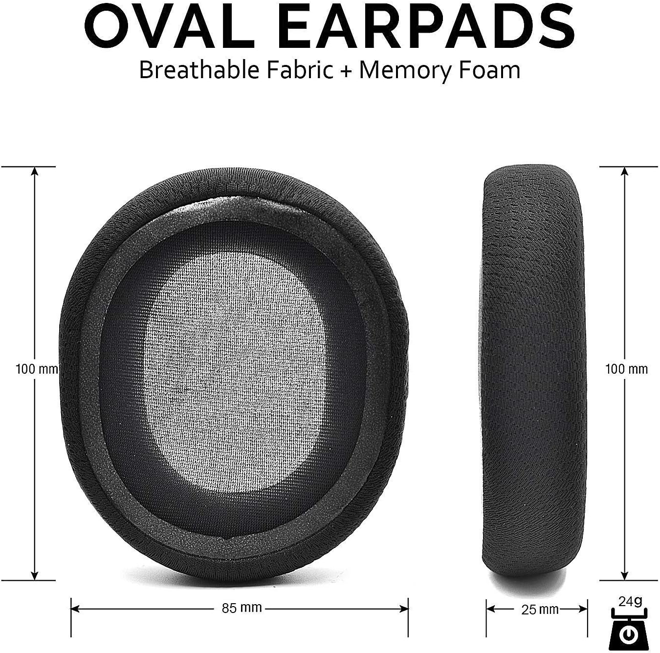 2 Pairs Ear Pads - Replacement Ear Cushion Compatible with SteelSeries Arctis 3 / Arctis 5 / Arctis 7 / Arctis 7P / Arctis 9 / Arctis 1 / SteelSeries Arctis pro Lossless Wireless Gaming Headset