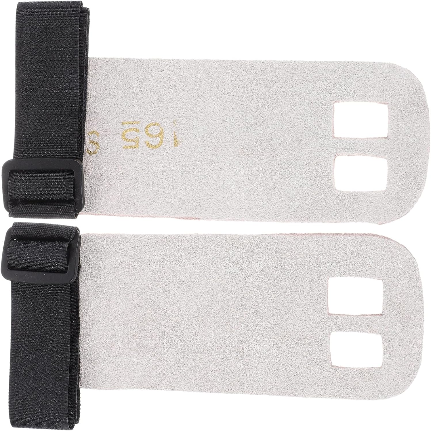 Hemoton 1Pair Gymnastics Grips with Wrist Support Comfortable Breathable Hand Grip Bar Grips for Weightlifting Non Slip Wristbands for Training Exercise