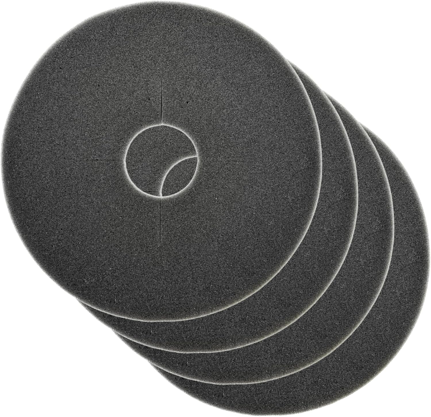 Good Pet Stuff Replacement Carbon Odor Control Filters for Hidden Litter Box Planter, Original Round Shape, Easy to Install, Odorless, Absorbs Smells, Sunlight Activated Charcoal Infused, 4 Pack