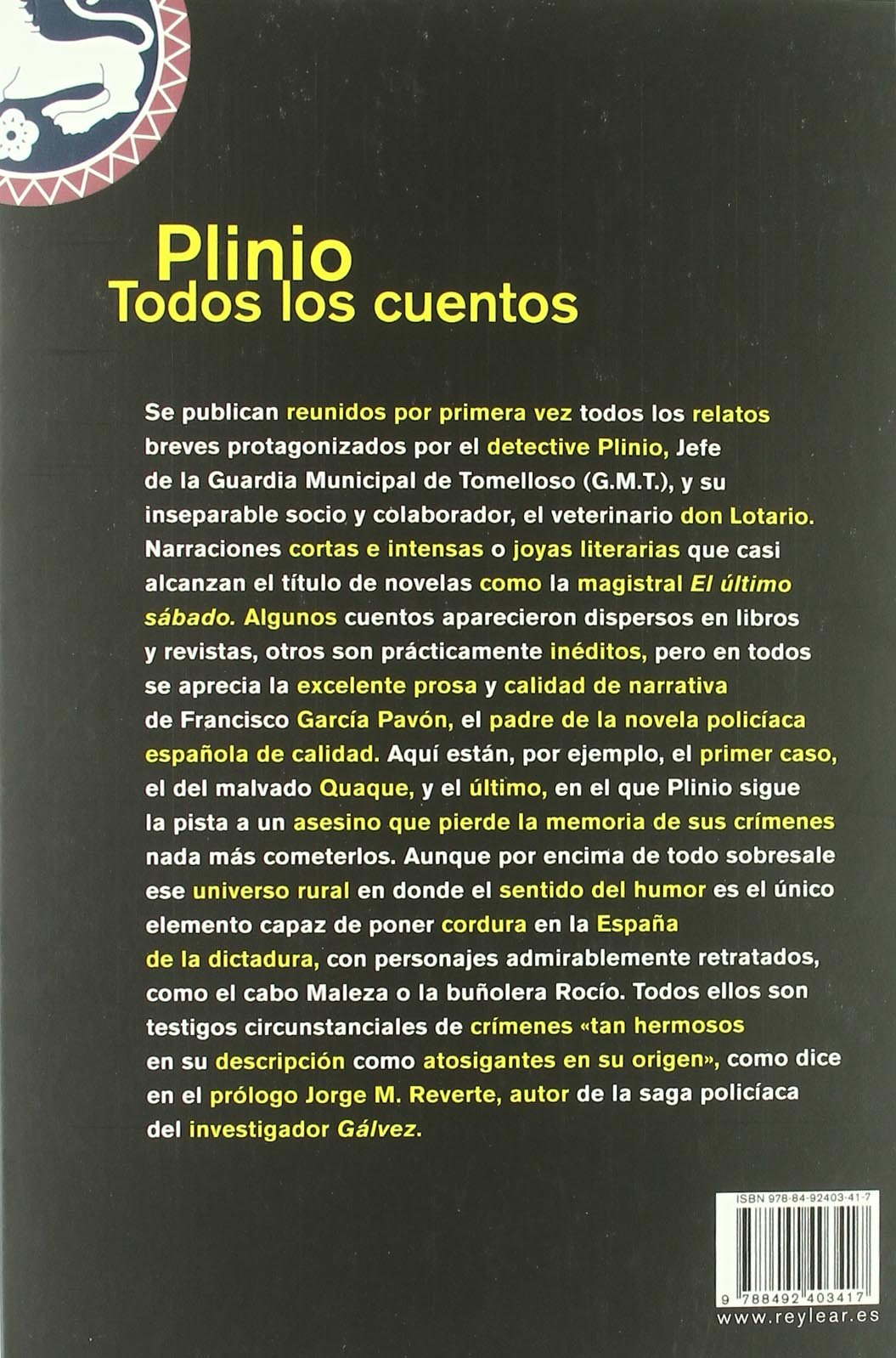 Plinio Todos Los Cuentos