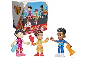 Disney Junior Firebuds Action Figures Gift Pack: Collectible Toys for Kids Ages 3+
