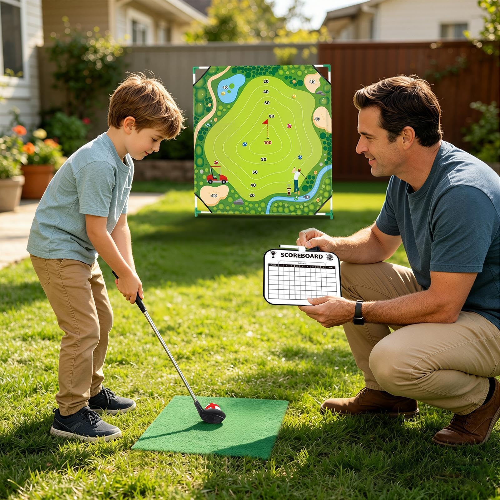 Genérico Juego de Golf al Aire Libre con de Impacto y Swing Interactivo