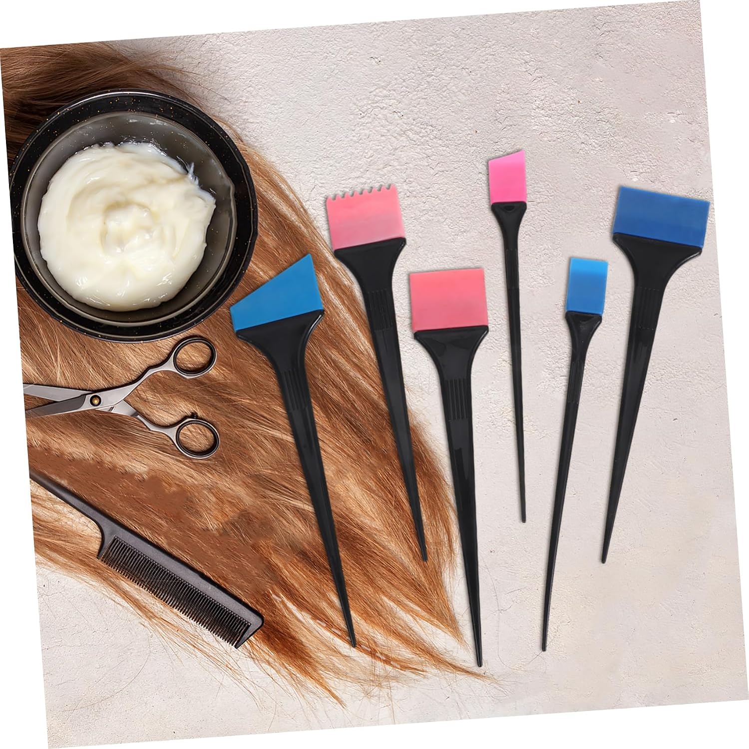Hair Dye Brush Applicator Silicone Dye Brush Hair Styling Tools Style