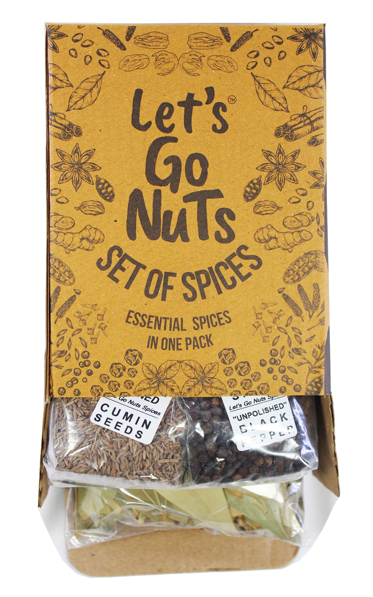 Lets Gonuts Real Wealth For Your Health Set Of 15 Aromatic Whole Garam Masala Spices Combo 375Gm - Starter Pack (B0BN6D6N3S) Amazon Price History, Amazon Price Tracker