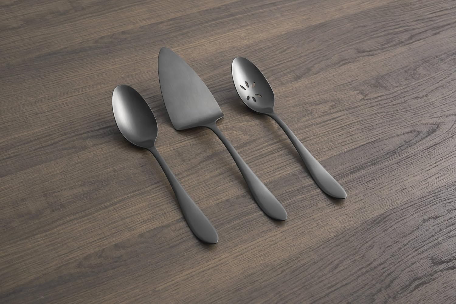 Cambridge Silversmiths 50177TCKWP43DS Waldwick Black Mirror 3-Piece Hostess Set