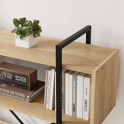 Miniatura 7 de Estantería de 6 niveles con almacenamiento, estante industrial de 71.3 pulgadas de alto con estantes de exhibición abierta, estantería de 6 estantes