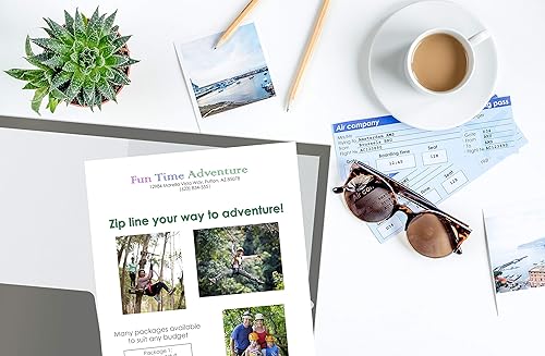 Miniatura 2 de Better Office Products Carpetas de papel gris laminado brillante de 2 bolsillos, caja de 25 unidades, tamaño carta, portafolios de papel gris,