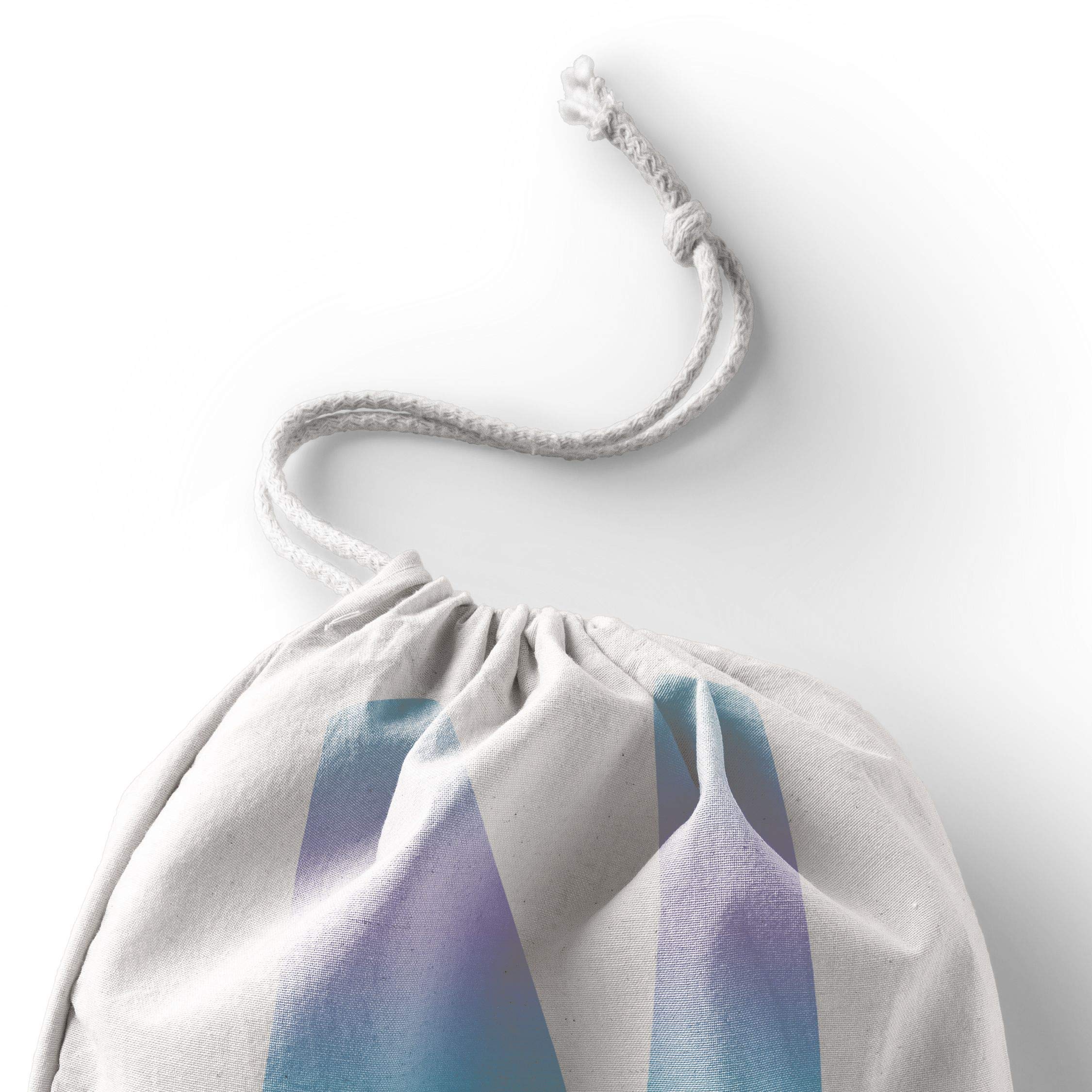 Borsa In Cotone Bonamaison | Tote Bag Multicolore Riutilizzabile Per La Spesa E La Spiaggia | Design Canvas Resistente