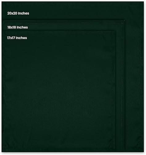 Vista 30 de Utopia Home Servilletas de tela negra (paquete de 12, 20 x 20 pulgadas), servilletas de cena ideales para fiestas, bodas y almuerzos/cenas Negro