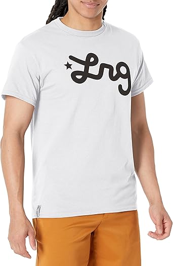 LRG Mens Mens Cycle Logo - Script Logo T-Shirt