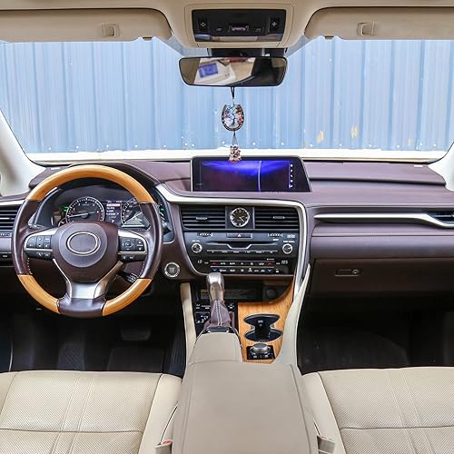 Miniatura 3 de rockcloud Árbol de la vida de herradura con borlas de cristales para colgar en la pared, colgante de ventana con piedras preciosas para decoración