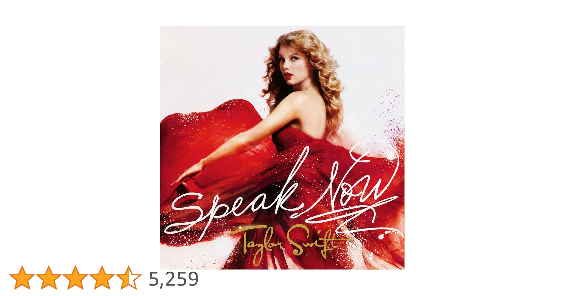 テイラー・スウィフト 限定盤CD スピーク・ナウ テイラーズ〜 メガジャケ付 Amazon.co.jp: Speak Now: ミュージック