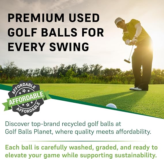 Golf Ball Planet Used Golf Balls for Kirkland Signature 3A/Good