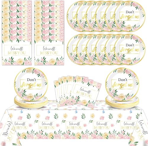 Vista 29 de Qyeahkj Platos de decoración de fiesta de cumpleaños de fútbol, servilletas, suministros de mantel, suministros para 24 invitados, vajilla