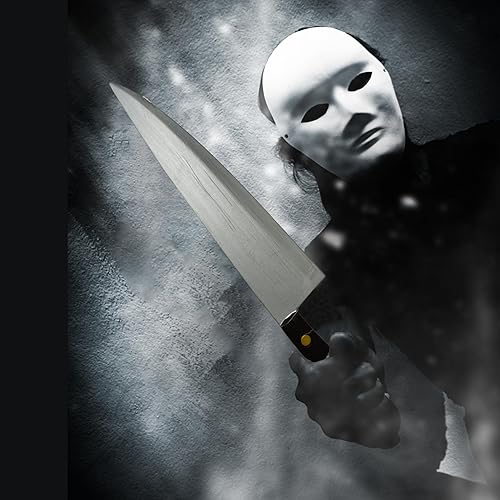 Miniatura 2 de 4E's Novelty Cuchillo de cocina falso de 17.5 pulgadas, accesorio de disfraz de espuma de gran tamaño de aspecto realista para Halloween, accesorios