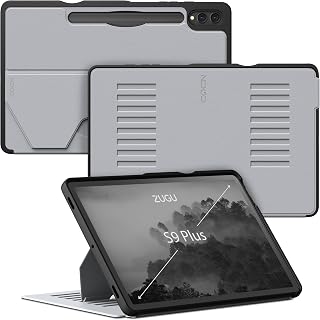 ZUGU Case for Samsung Galaxy Tab S10+/S9+, 12.4 Inch Tablet [Arctic]