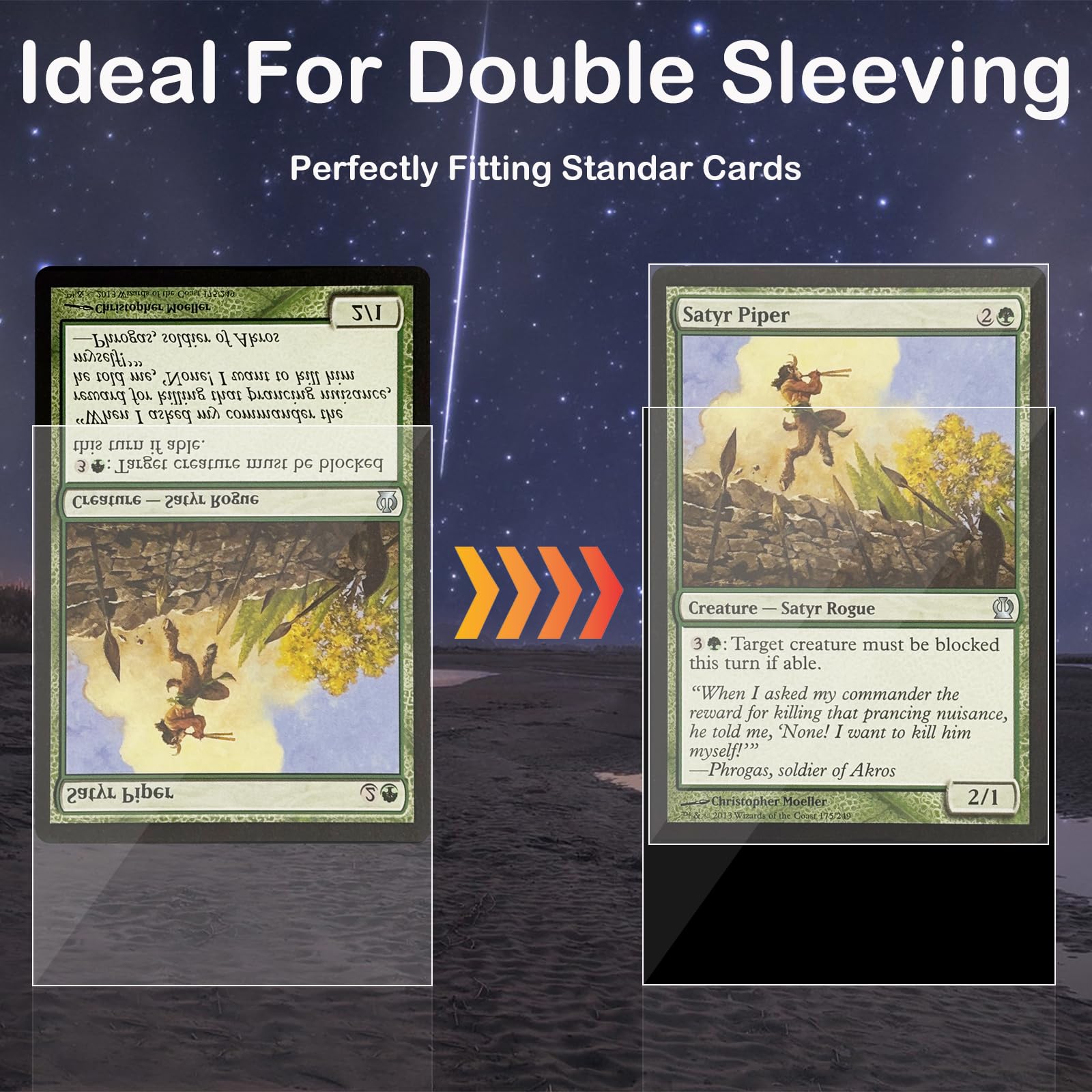 best way to double sleeve mtg cards Amazon.com: 400 Pack Card Sleeves for Trading Cards, FOTEEMO Inner Sleeves  Ideal for Double-Sleeving Protect Your Standard Sized Cards MTG, TCG,  Gaming Cards Never Tear (64 * 89mm) : Toys & Games