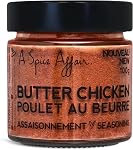 A Spice Affair Butter Chicken Indian Spice |All Purpose Spices & Seasoning Blends for Cooking Chicken, Lamb, Vegetables, Salad Dips & More - Giftable Signature Jar 100g