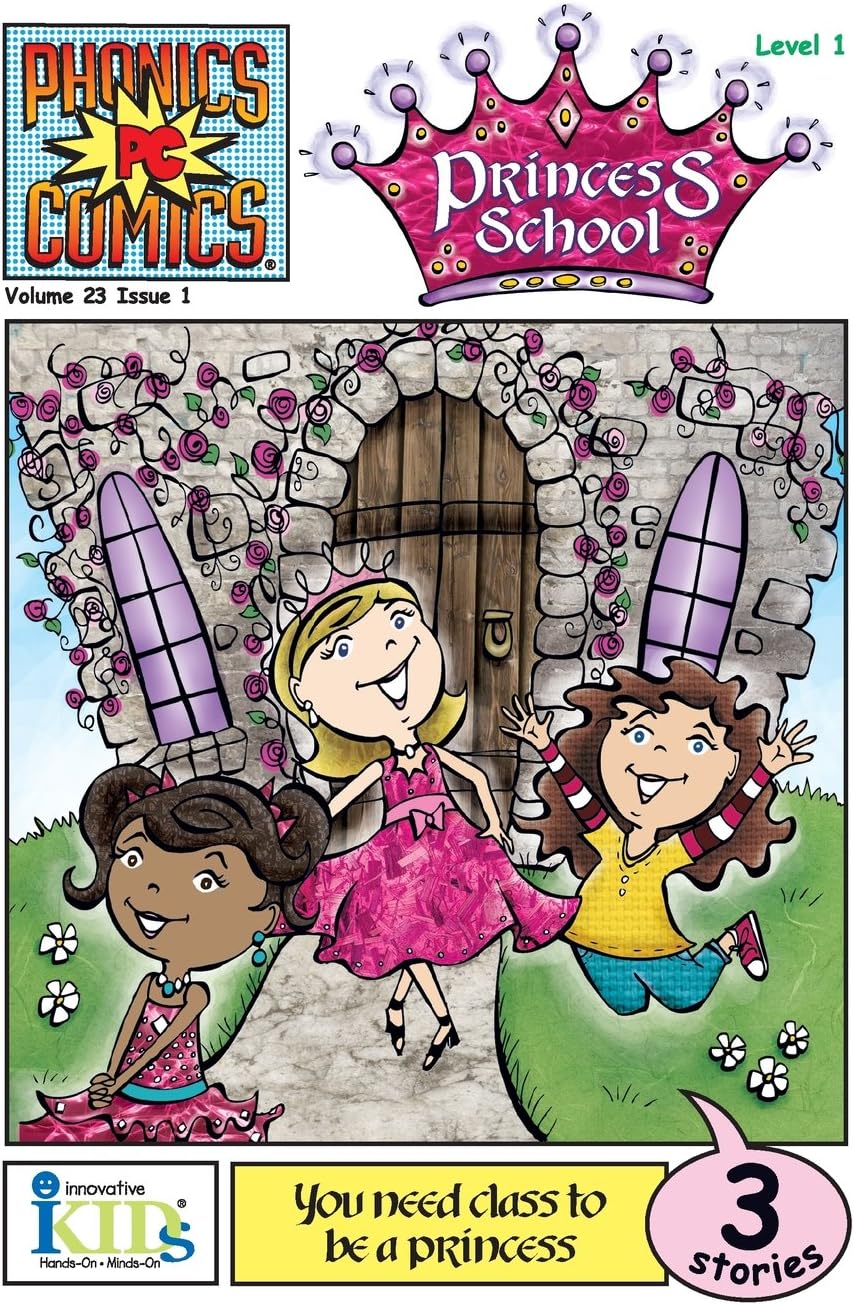 Phonic Comics: Princess School - Level 1 (Phonic Comics, Level 1)