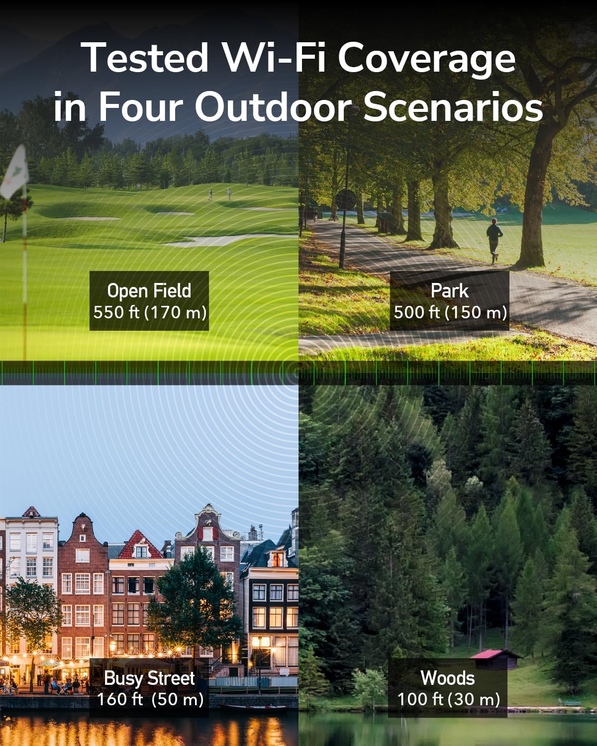 সামনে view of the Cudy AP1200 Outdoor Wireless Access Point