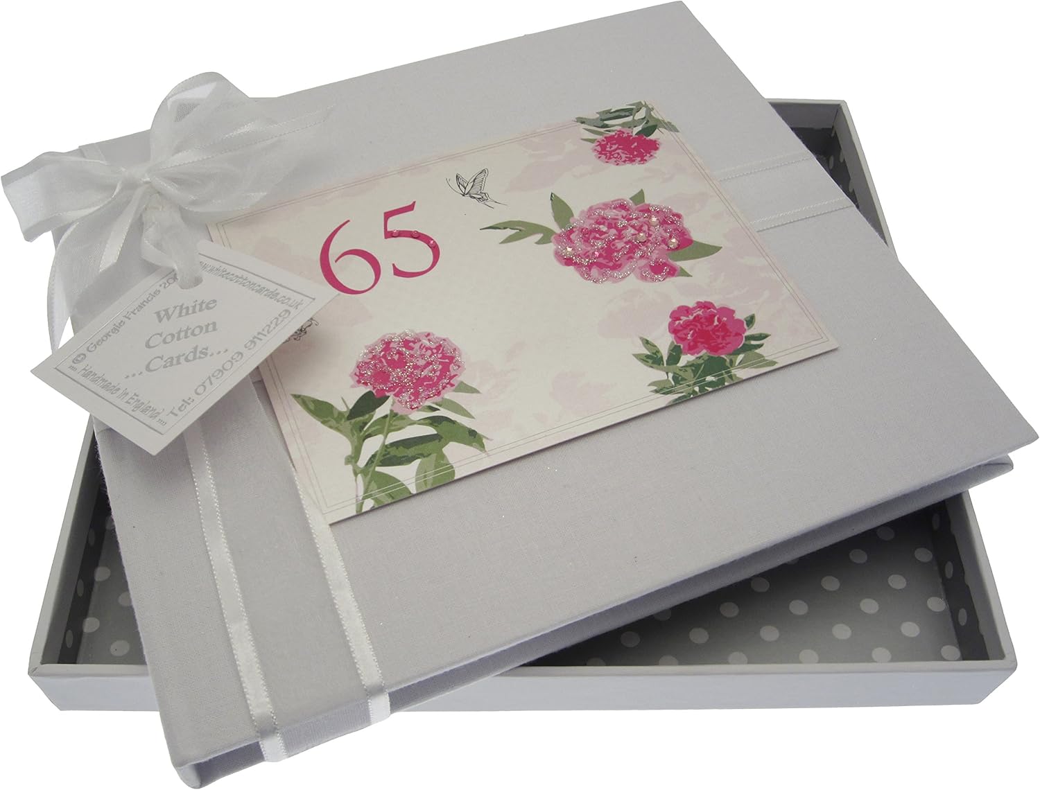 Amazon.de: WHITE COTTON CARDS Glückwunschkarte zum 65. Geburtstag ...