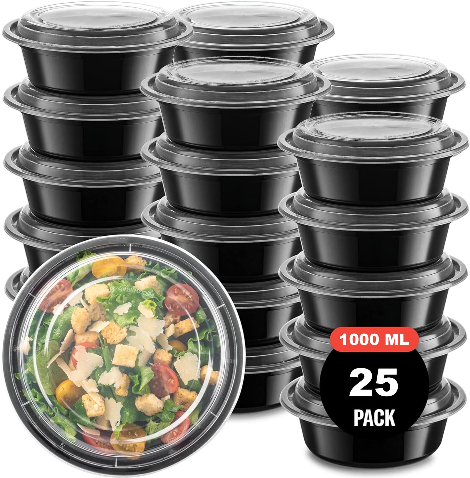Porte-verres à Bière HENDI BarUp - Plateau Rond Pour 12 Verres, Trous 55mm, ABS Noir, Lavable Au Lave-vaisselle