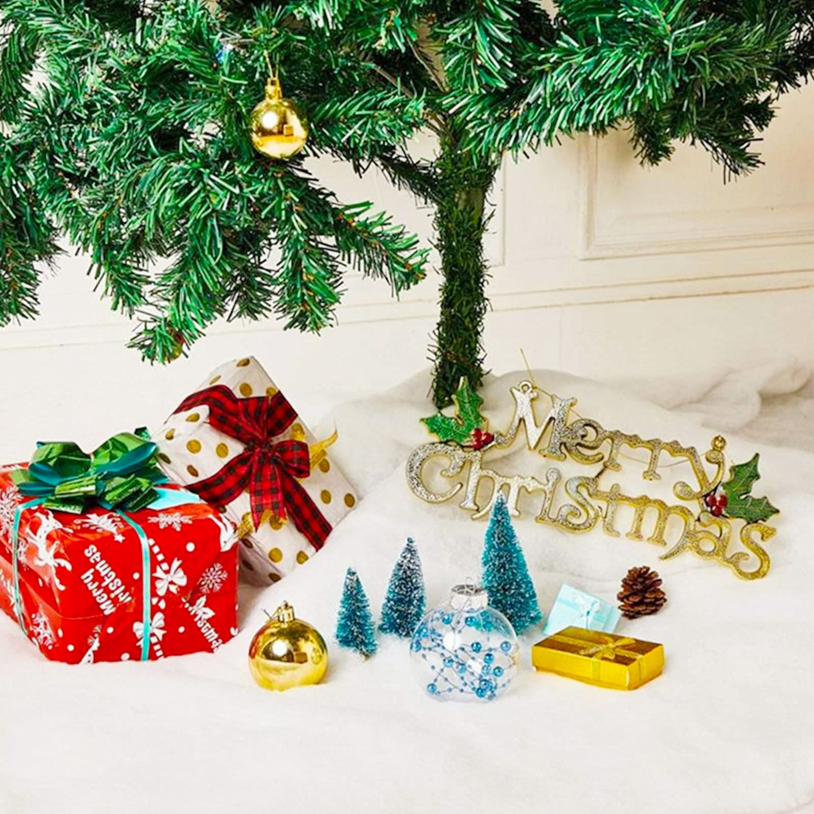 Purple Star Weihnachtsschnee Set - 3-teilig Mit Schneedecke, Flocken & Watte Für Deko