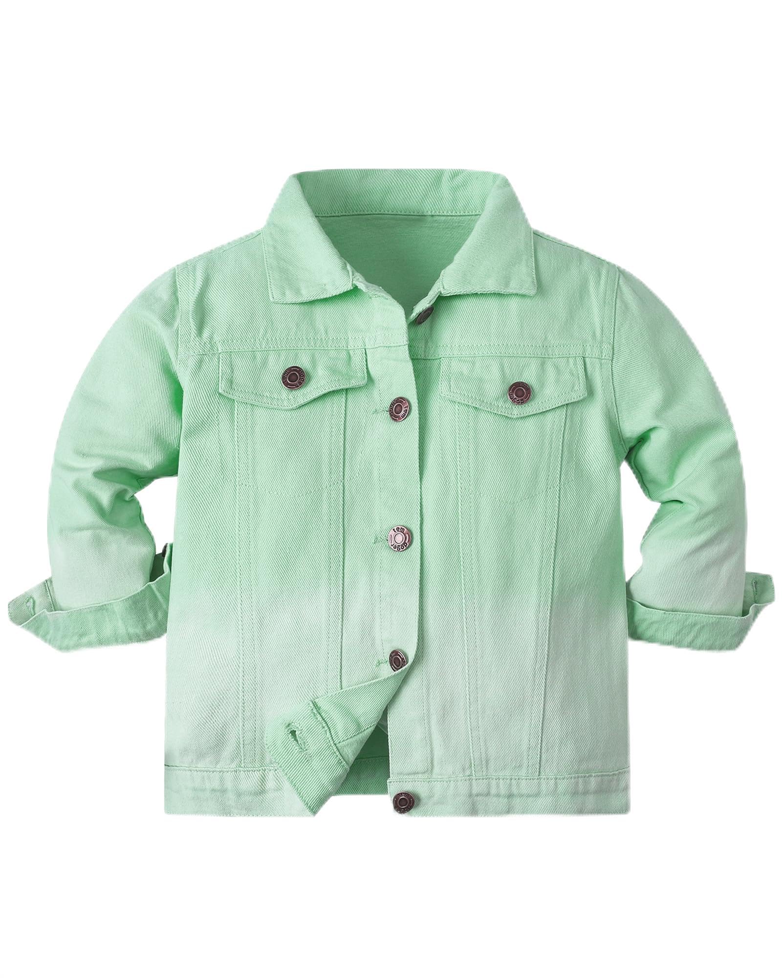 Joe Wenko Kids Toddler Baby Boys Girls Casual Outerwear Denim Jacket
