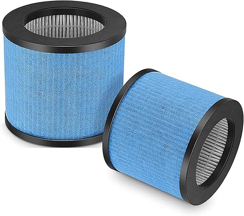 Miniatura 9 de Filtro TPAP002 compatible con TOPPIN TPAP002 HEPA Air Puri fier Comfy Air C1 H13 HEPA y prefiltro de carbón activado número de pieza TPFF002