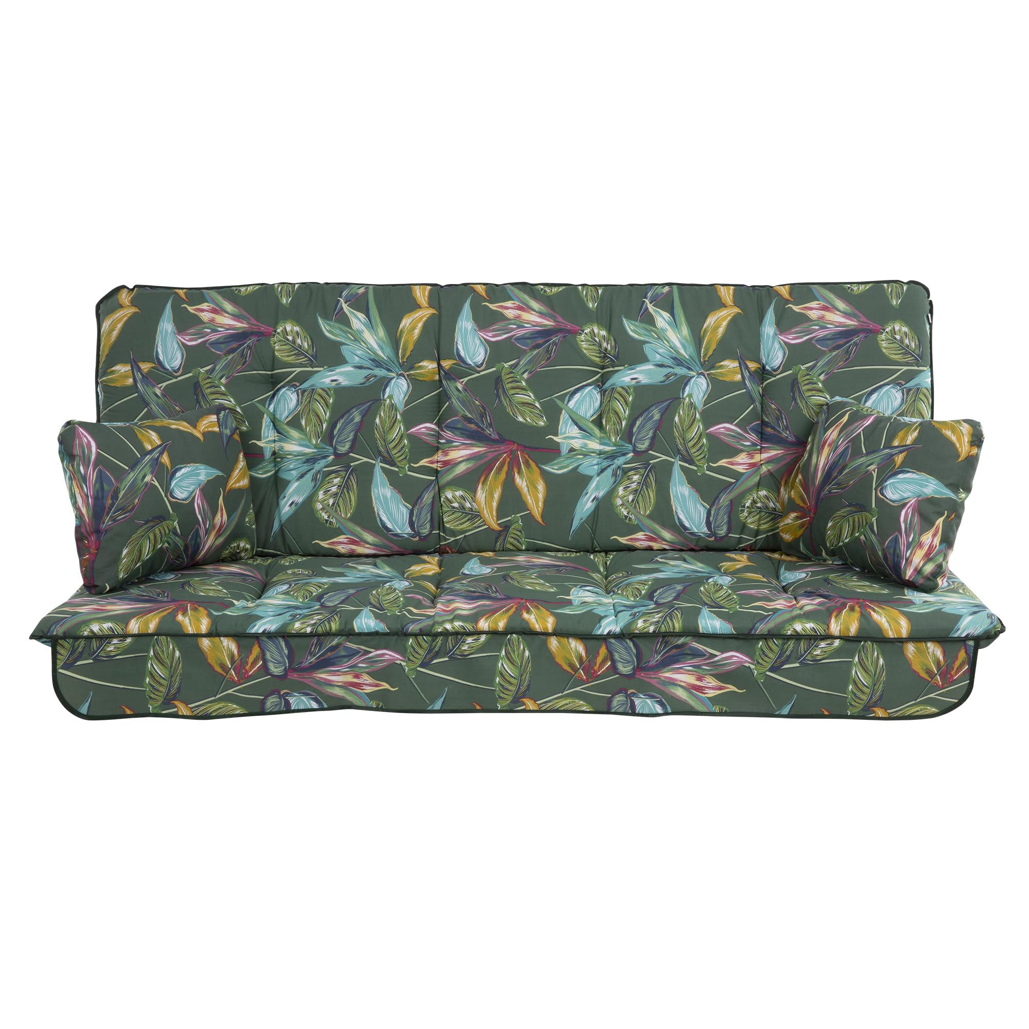 PATIO Ersatzpolster Hollywoodschaukel 170 cm Umbria Bankauflage mit Seitenkissen Volant vorne
