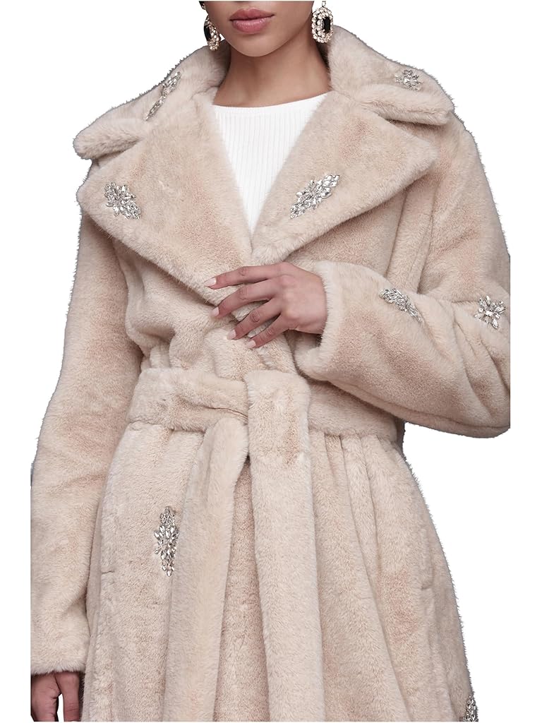 Black Avec Les Filles Maxi Belted Robe Coat