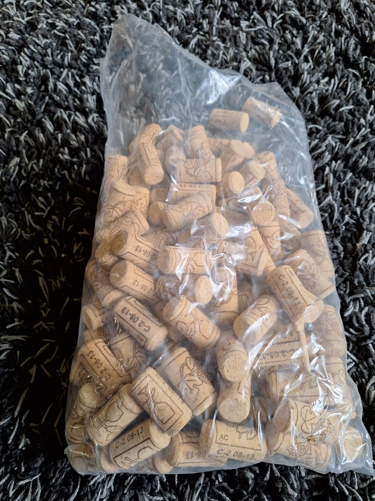 Lawei 150 Pcs Natural Wine Corks 44x22mm Premium Straight Cork Stopper ...