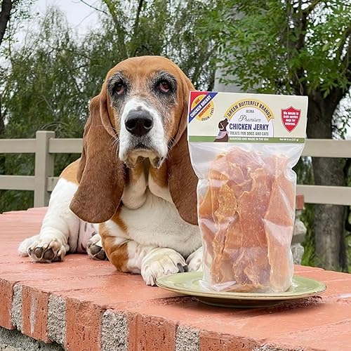 Miniatura 2 de Cecina de pollo - Golosinas para perros hechas solo en Estados Unidos - 1 ingrediente pechuga de pollo de grado A USDA - Sin aditivos ni