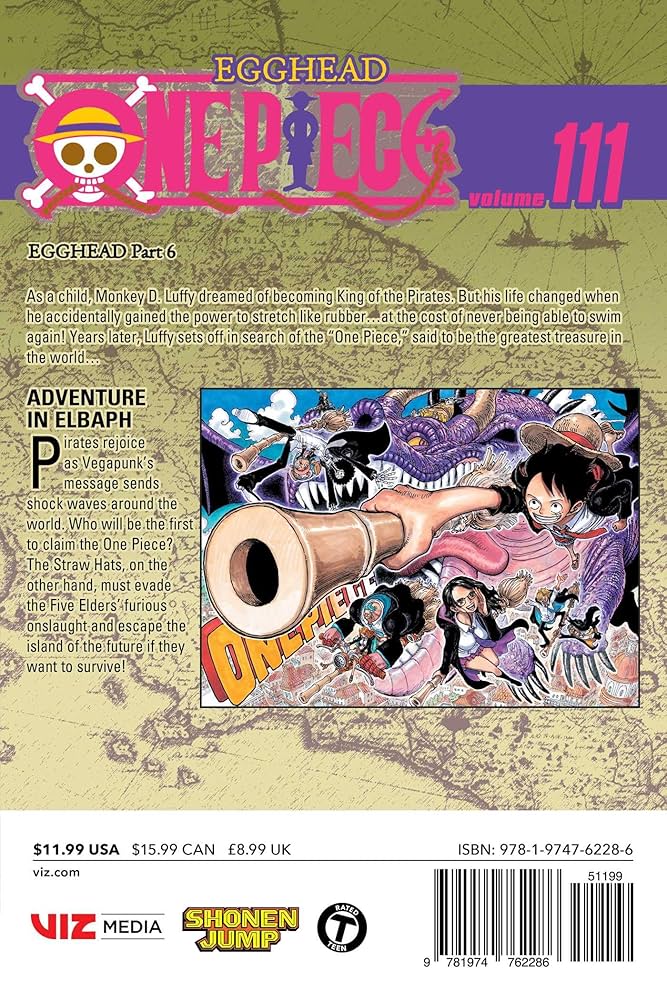 1〜111巻　全巻　ワンピースONE PIECE 人気漫画 QA6796 New] ONE PIECE Vol. 111 | Eiichiro Oda | Jump Comics