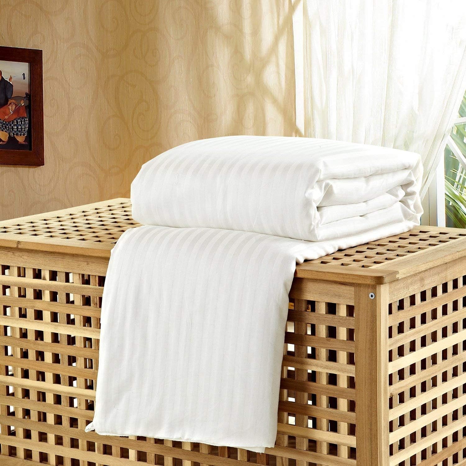 MOON'S SLEEPWARES Winter 100% Pure Long Grade Mulberry Silk Comforter Silk Filled Comforter Silk Quilt Silk Duvet ( Winter, King Size ) ( 86 X 102 Inches / 220 X 260 cm ) SFDWH220x260-3