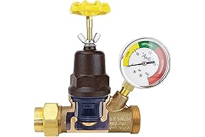 Apollo Valves Pressure Regulator with Gauge: Hassle-Free Water Management