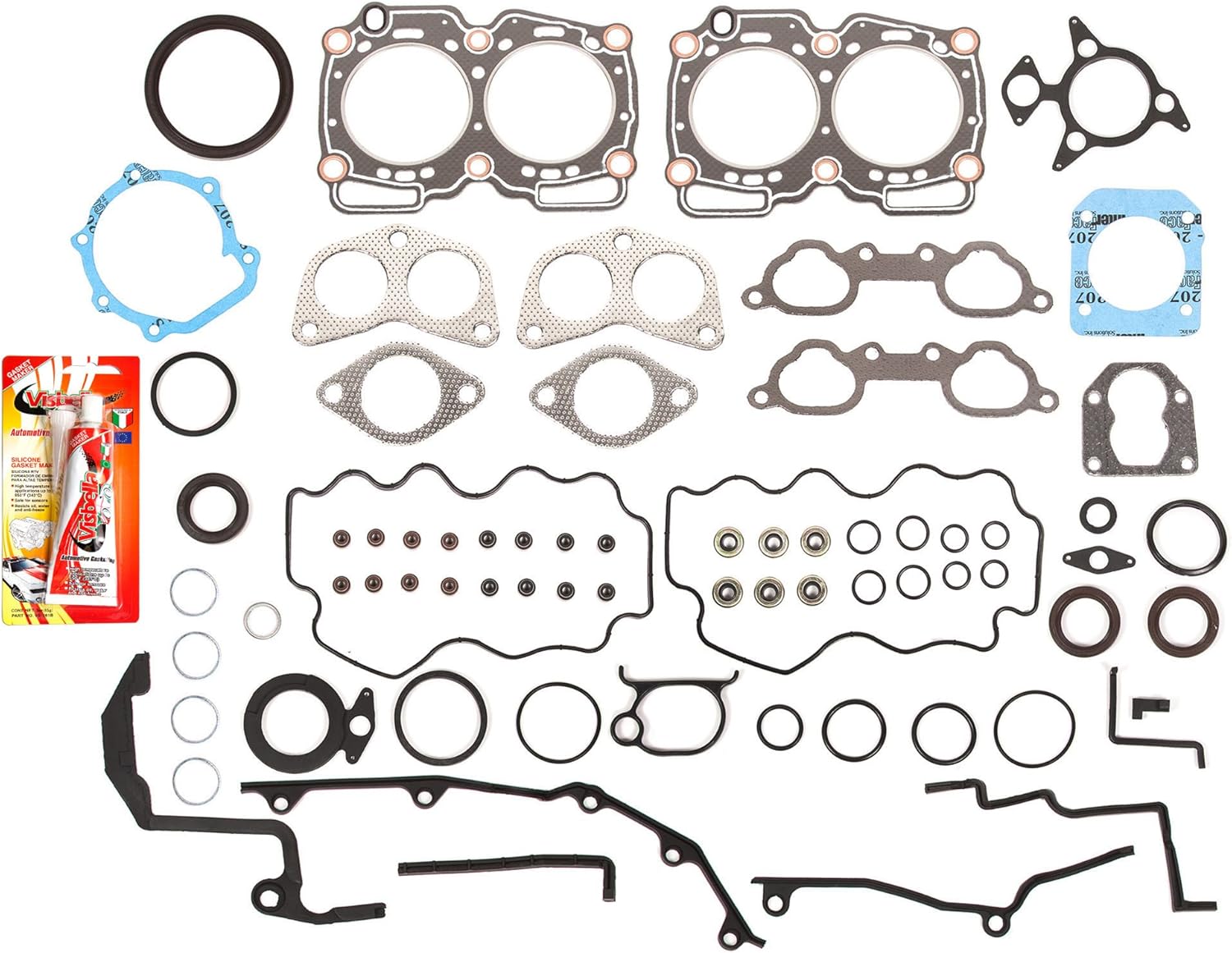 Compatible With 90-98 Subaru Impreza Legacy 2.2 EJ22 Full Gasket Set