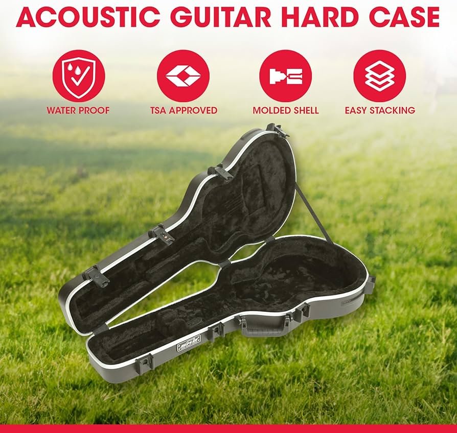 Amazon.com: SKB Taylor GS Mini Acoustic Guitar Hard Case, Black