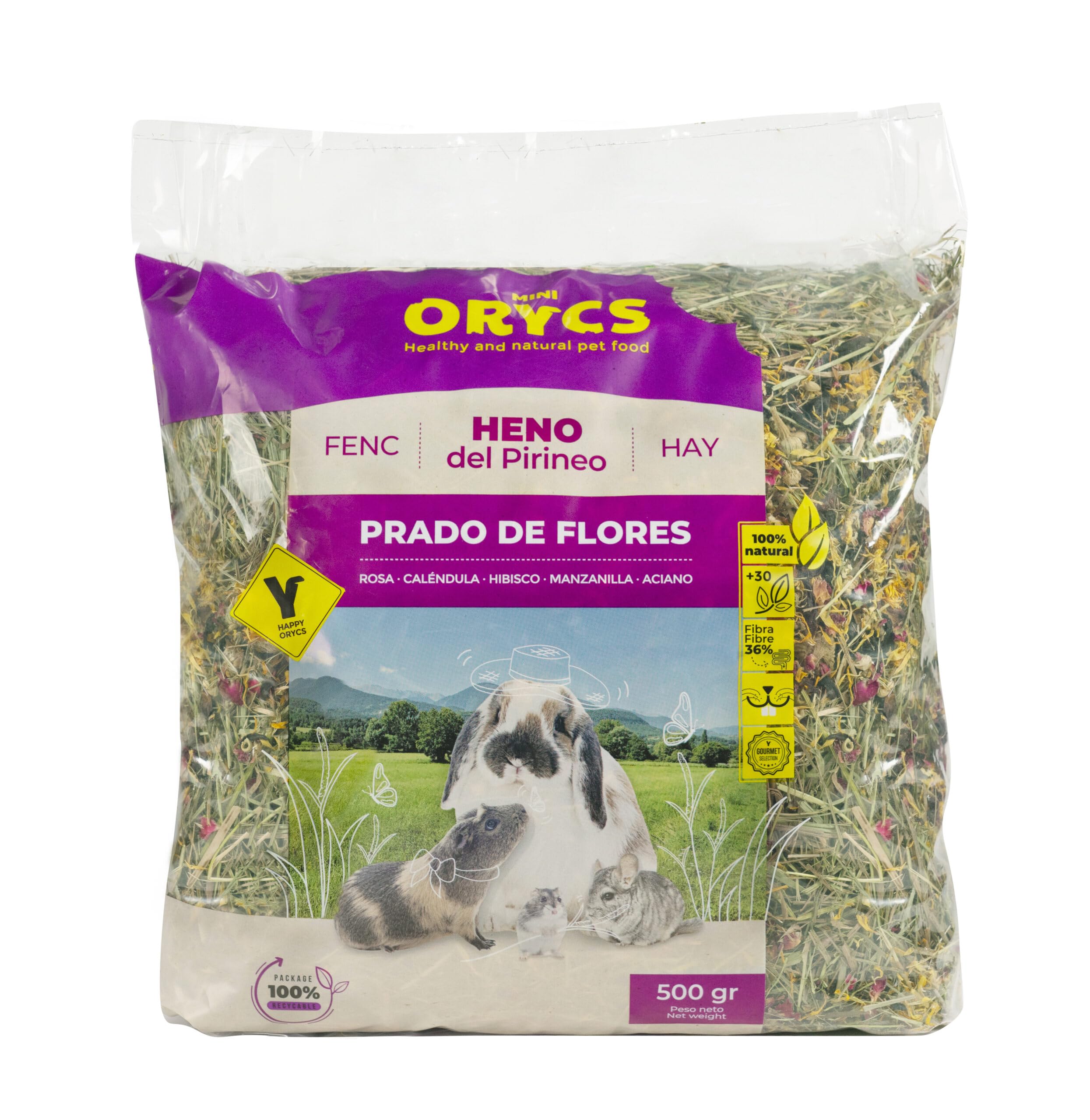 Ogrodowe siano łąka kwiatowa 500 g