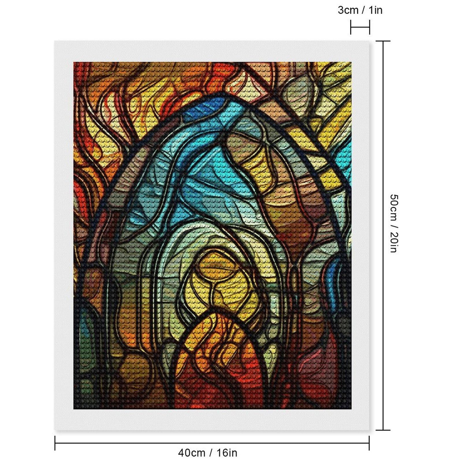 ダイヤモンドアートクラブ Stained Glass Gown DACキット Stained