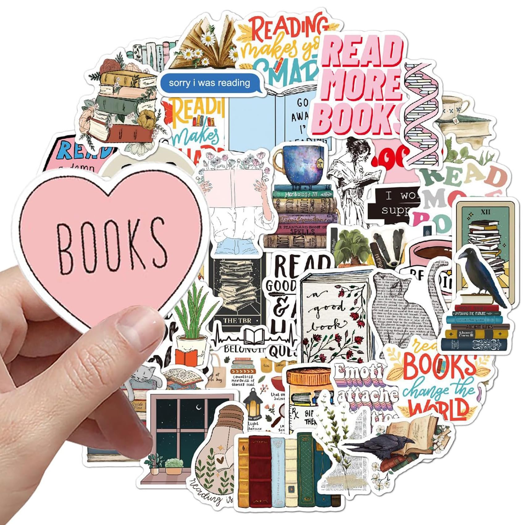 150 adesivi per libri, impermeabili, in vinile, con parole positive, ideali per studenti, insegnanti, bottiglia d'acqua, laptop, album di ritagli, diario
