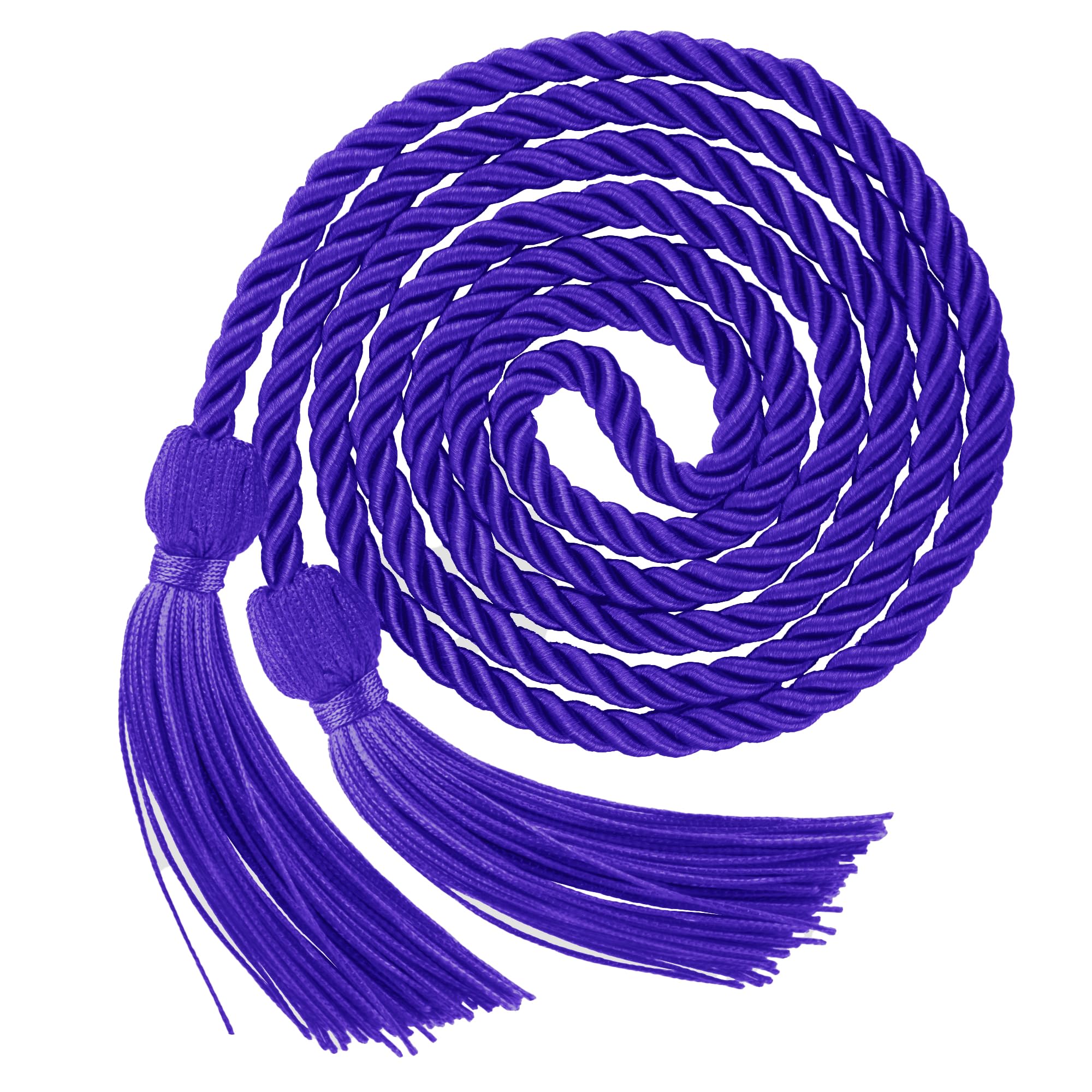 Graduation Cords, Purple Cords, Graduation Honor Cords, 2026 Graduation Tassel Honor Cords, 67" Long Braided Cords for 2026 Graduation Decorations Bachelor Gown for Student Master Doctoral