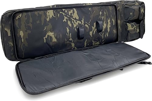 Miniatura 8 de Silfrae Rifle Backpack Soft Rifle Cases Shotgun Bag Tactical Rifle Case Shotgun Mochila Gun Case