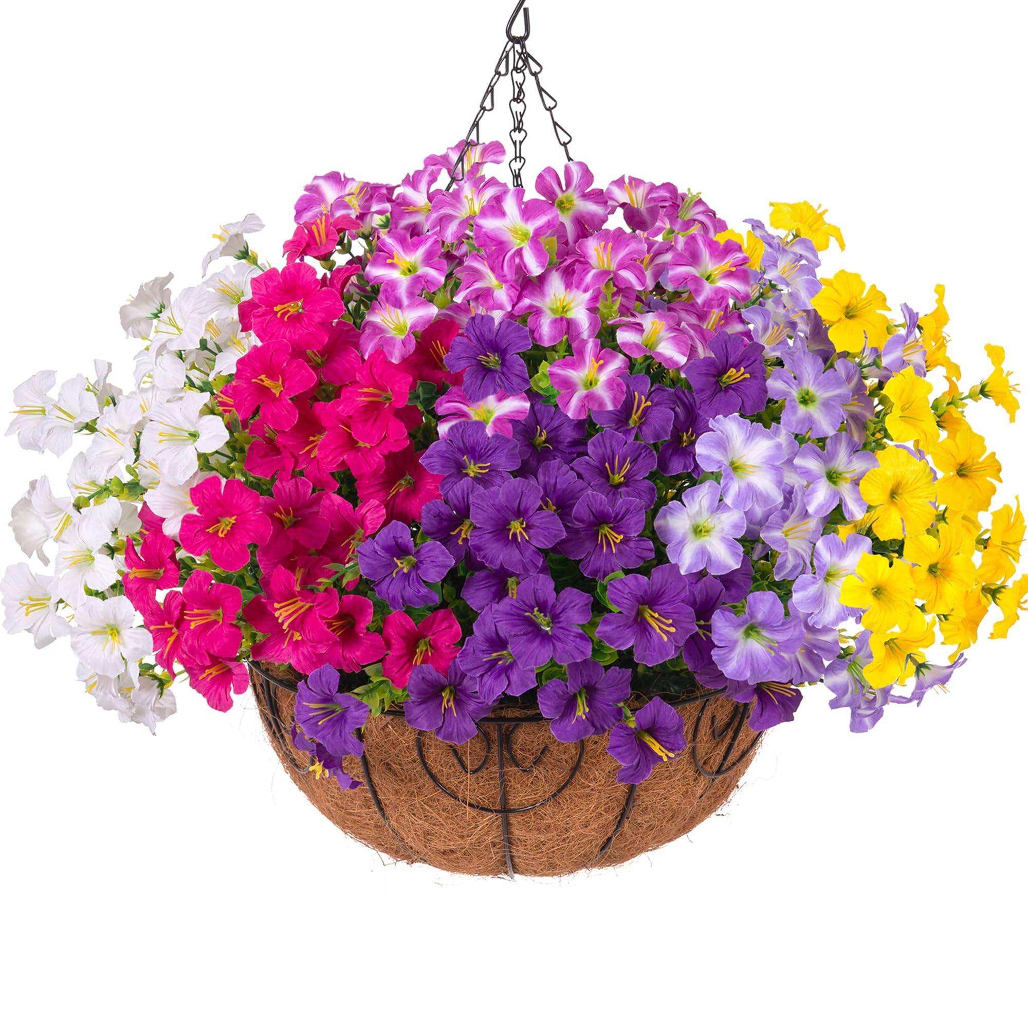 INSPRING Artificial Hanging Basket 6Mix