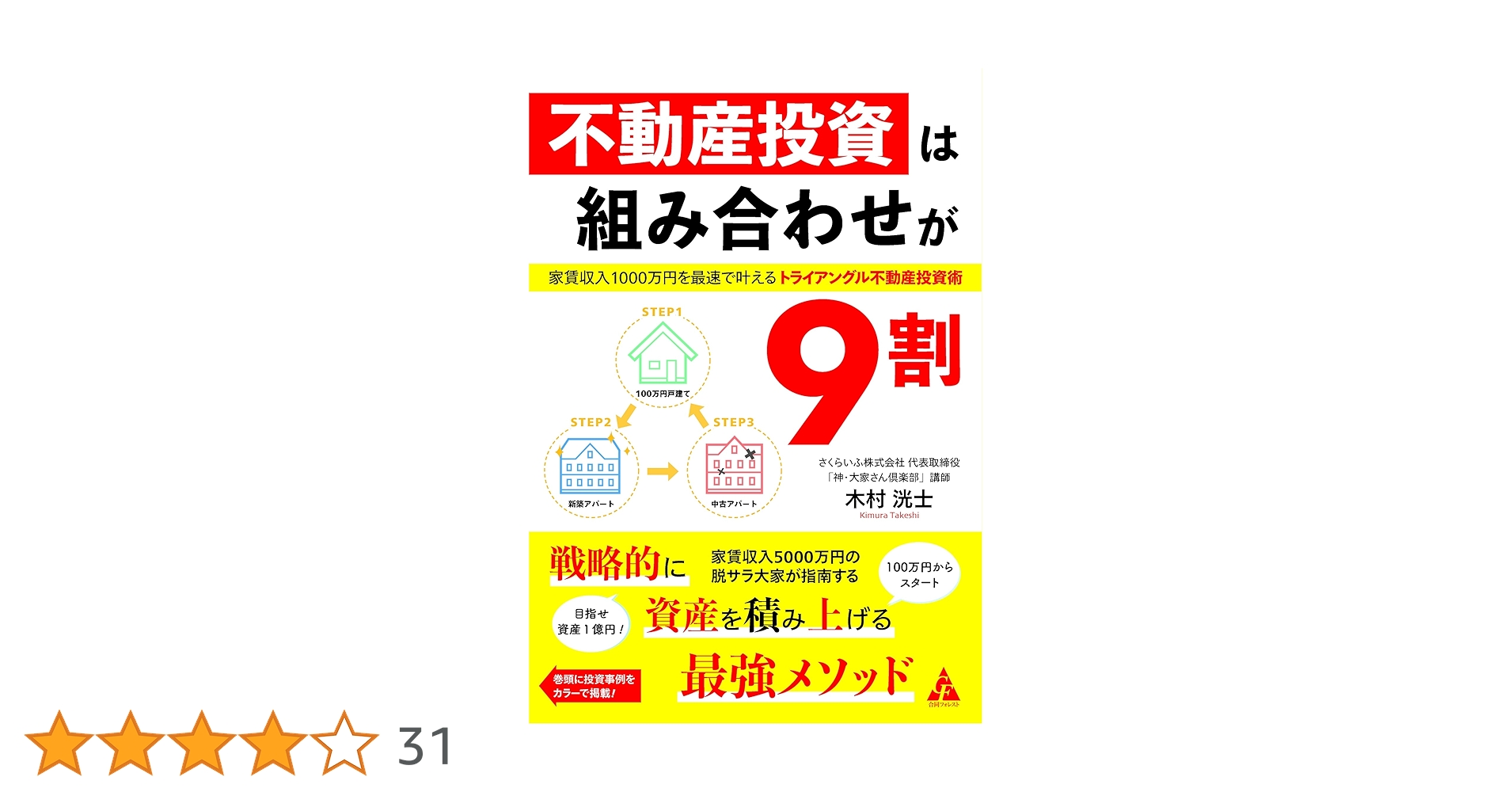 不動産投資は組み合わせが9割: 家賃収入1000万円を最速で叶える